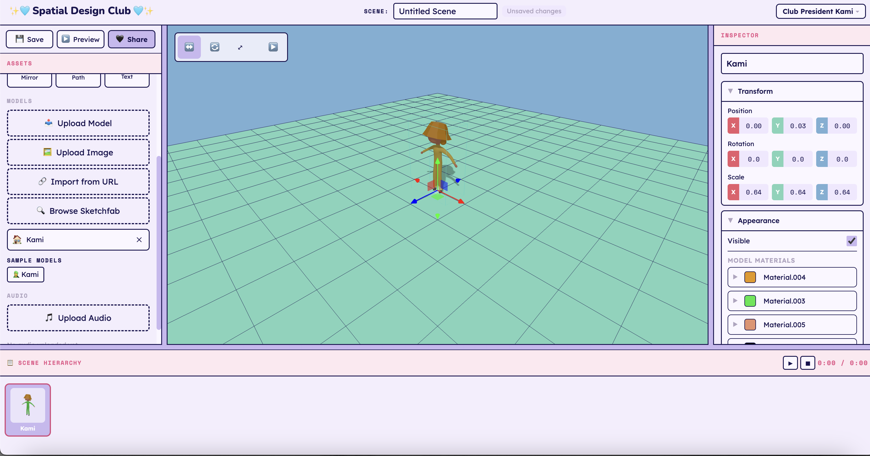 The SDC tool · Desktop view